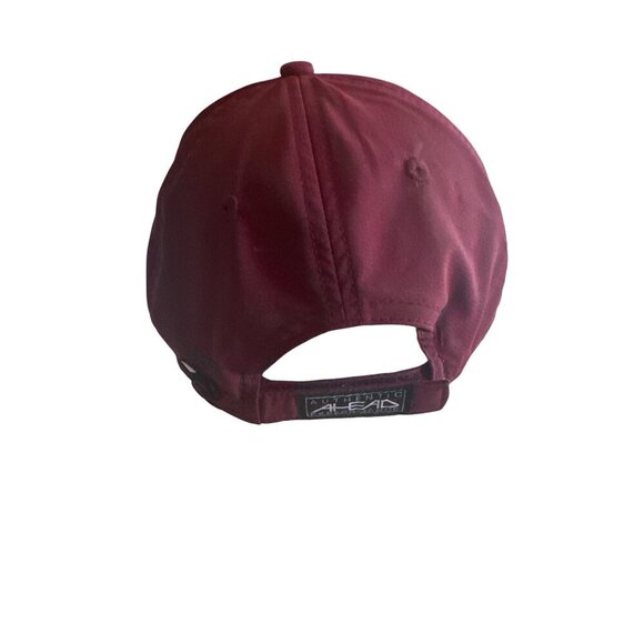 TPC San Antonio Maroon Adjustable Baseball Cap By Ahead Performance Mid Fit - Picture 3 of 6